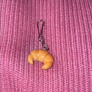 Croissant Charm Keychain